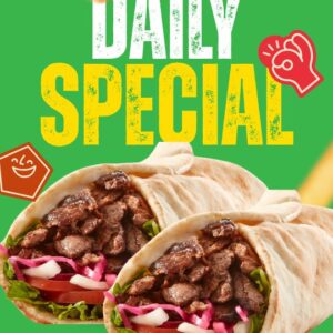 Saturday: Choice of any daily special