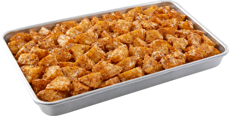 garlic potato tray