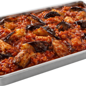 mesakkah tray (marinated eggplant)