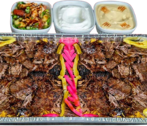 Beef shawarma  tray